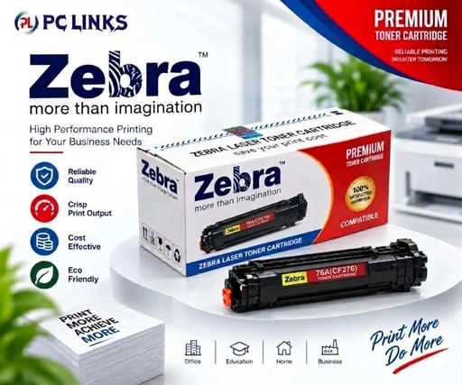 Zebra 76A Black Laser Toner