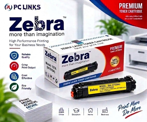 Zebra 26A Black Laser Toner