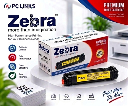 Zebra 53A Black Laser Toner